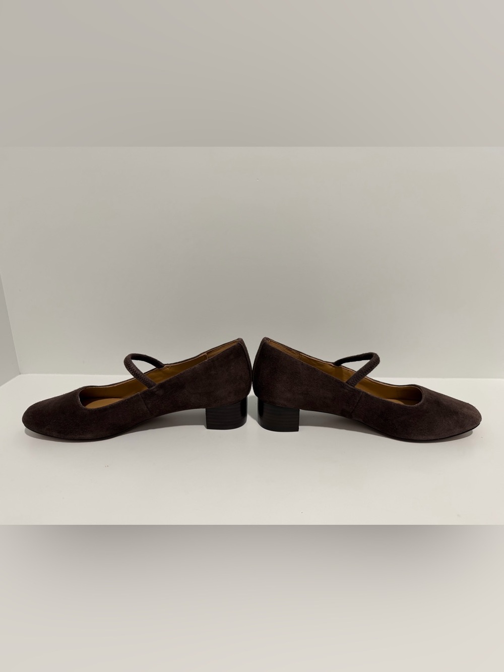 NEW Madewell The Greta Pump in Dark Roast Suede NX093 $138 size 8 - Picture 8 of 13